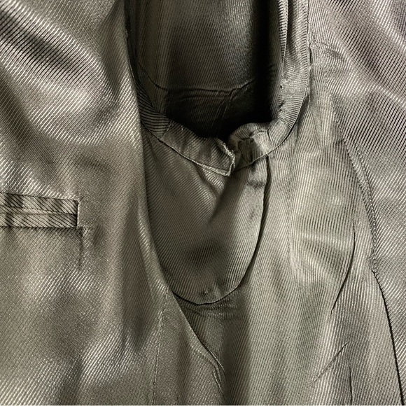 Oscar De La Renta Black Wool & Cashmere Blazer - Picture 9 of 11